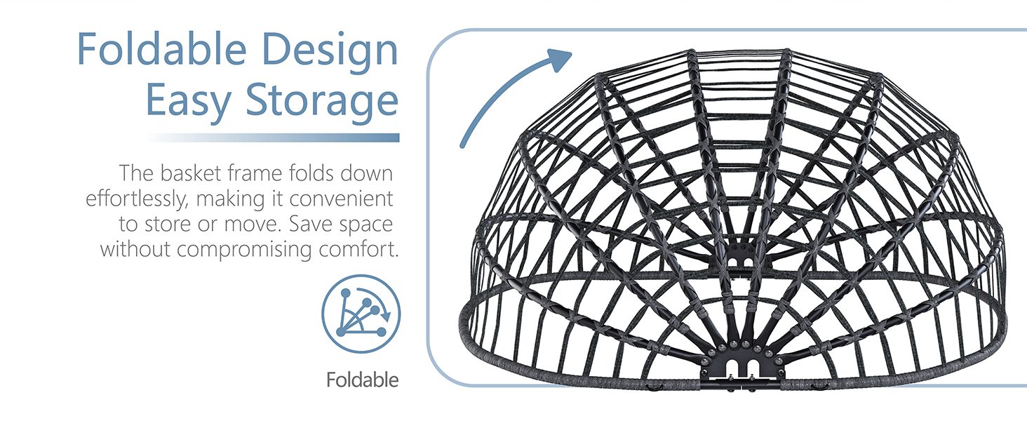 Scaun hamac tip ou suspendat – imagine detaliu 3