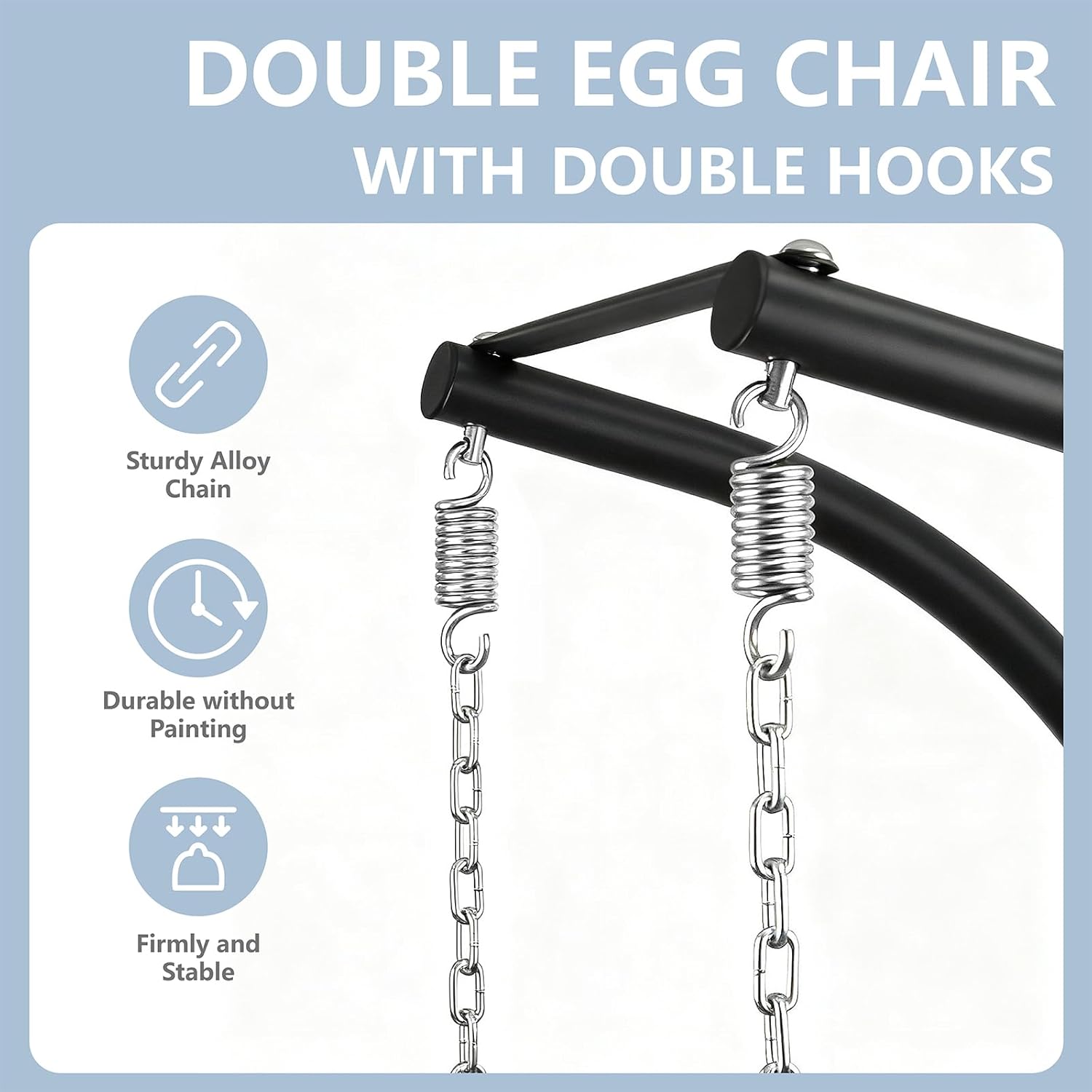 Scaun hamac tip ou suspendat, imagine 7